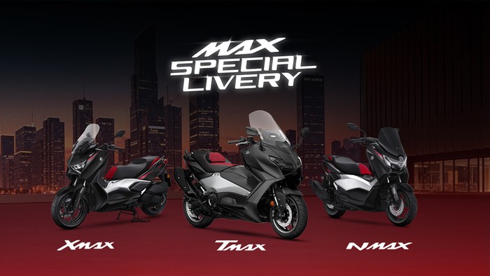 Yamaha Luncurkan MAX Special Livery 25 Tahun TMAX