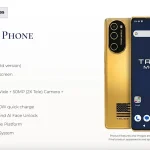 Trump Mobile T1 Tampil Berani Desain Emas dan Spesifikasi Baru