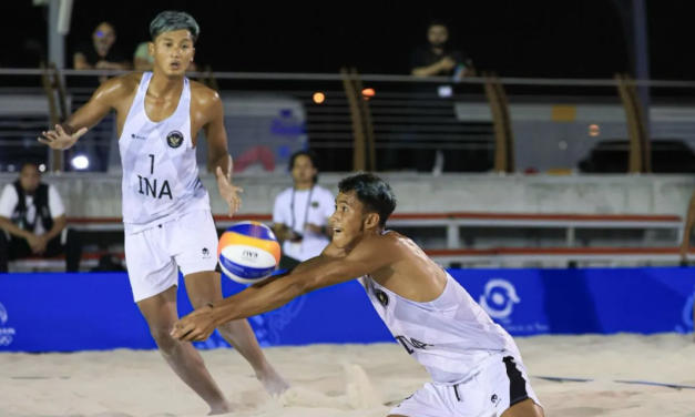 Tim Voli Pantai Indonesia Tersingkir di Asian Beach Games 2026