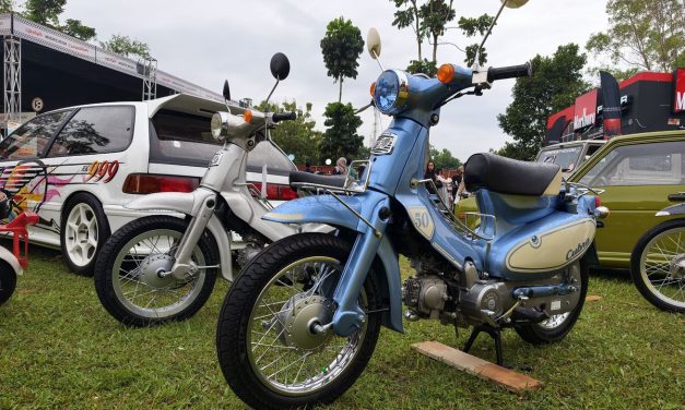 Honda Little Cubra Langka Jadi Sorotan di BBQ Ride Bandung