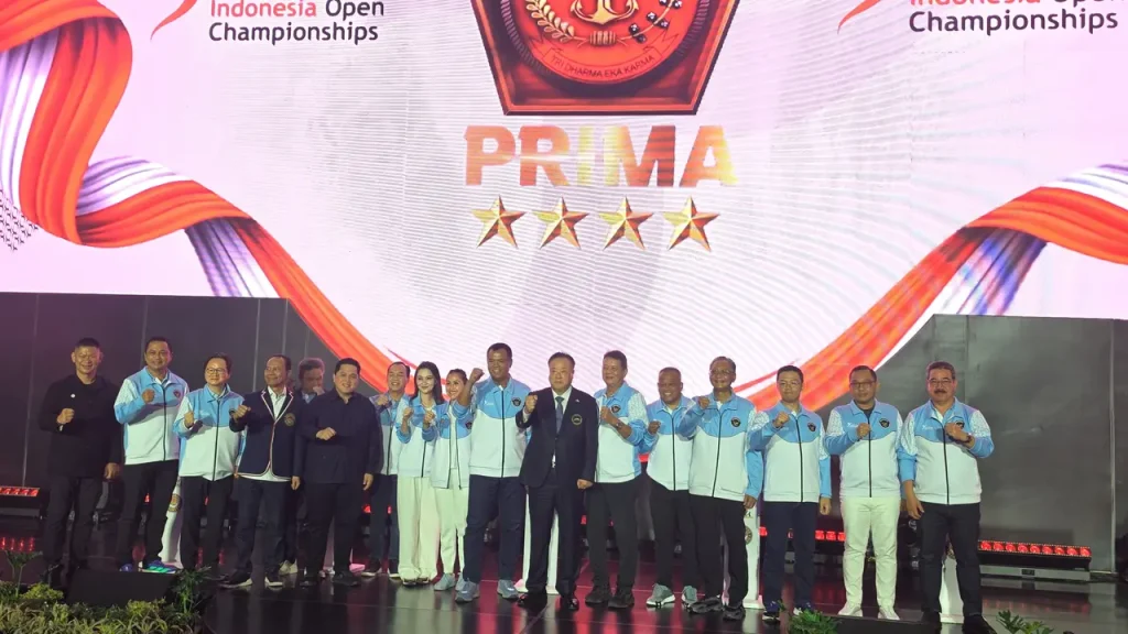 Pembukaan 8th Asian Taekwondo Indonesia Open Championships 2026 di Tennis Indoor Senayan Jakarta yang diikuti 531 atlet dari 36 negara.