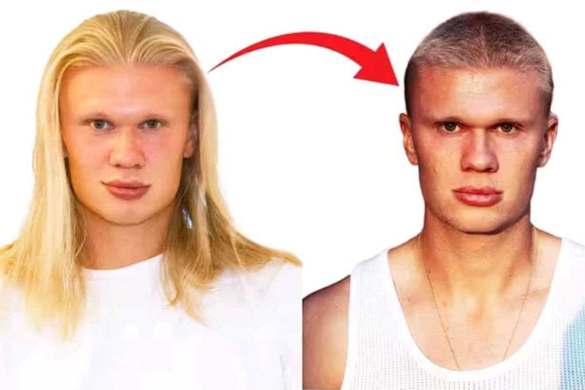 Gaya Rambut Baru Erling Haaland