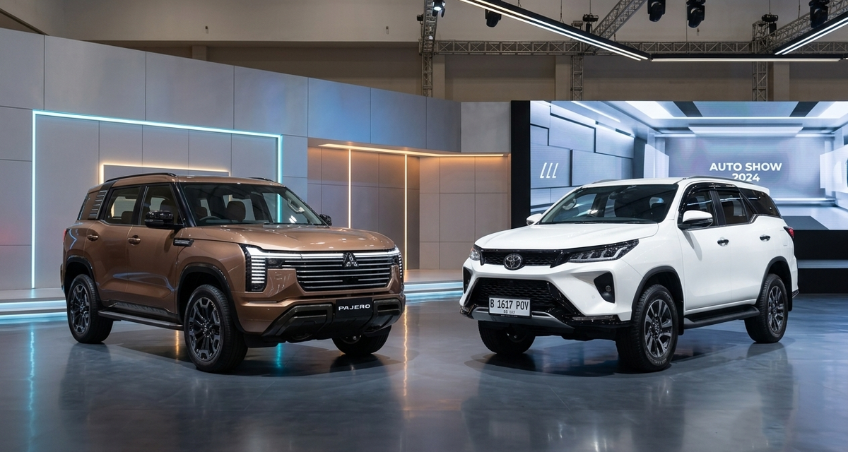 Mitsubishi Pajero Terbaru vs Toyota Fortuner, Adu Dimensi, Fitur 4WD dan Performa