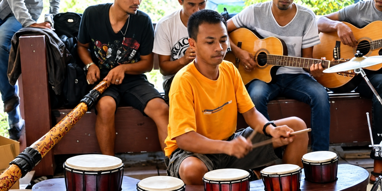 Iqbal Sanggo Rawat Budaya Sumbawa Lewat Musik Etnik Modern